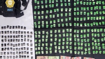 Decomisan 800 dosis de droga