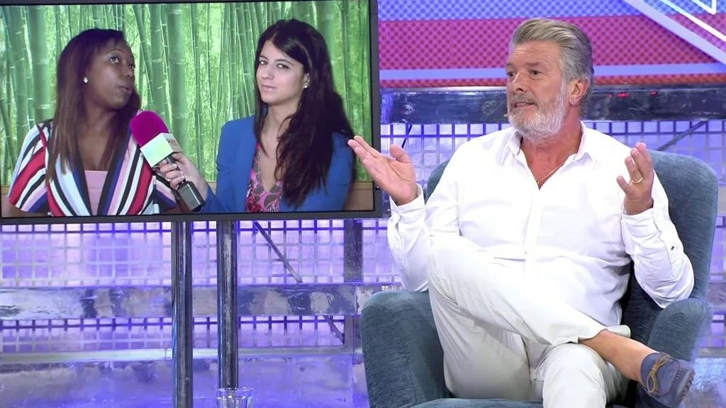 El cantante Francisco en una entrevista en Telecinco. (Mediaset)