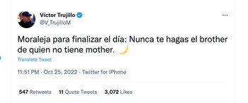 Trujillo evocó una de las