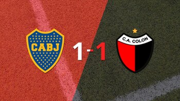 Empate a uno entre Boca