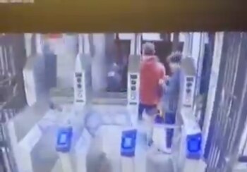 Video de seguridad que muestra