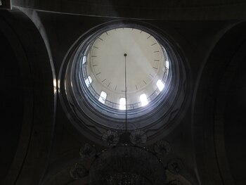 Una de las cúpulas antes