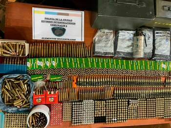 Parte de los elementos secuestrados