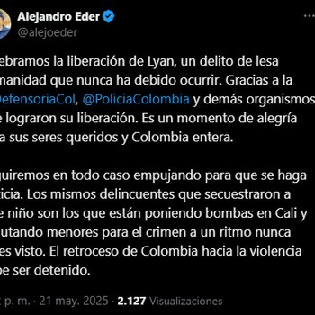 La publicación de Alejandro Éder