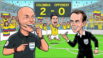 Siempre que un árbitro inglés dirigió a Colombia en una Copa del Mundo, la selección ganó: el dato que ilusiona a la Tricolor