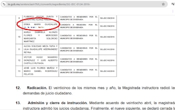 La suegra de Carolina habría contendido para regidora de Ensenada en 2016