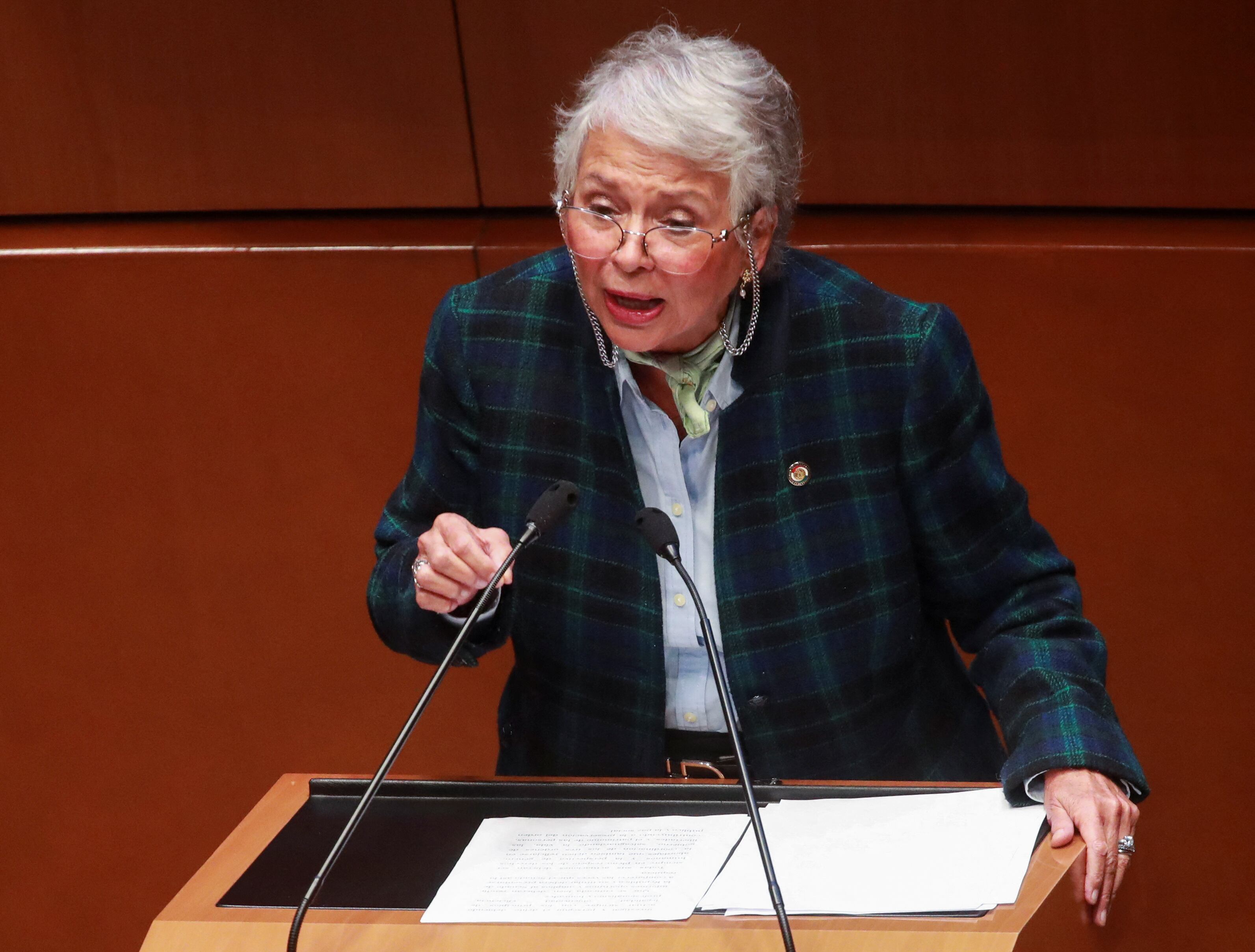 La exministra considera un problema la revelación de estos datos. )REUTERS/Henry Romero)