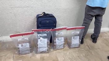Un canadiense cayó en Punta Cana por 15 kilos (Foto cortesía DNCD)