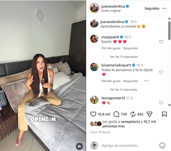Juana Valentina se pronunció sobre la polémica con su hermano el viernes 5 de junio de 2026 - crédito @juanavalentina/IG