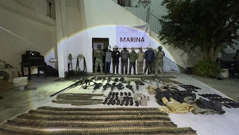 Marina detiene a seis presuntos