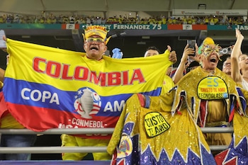 La selección Colombia en Brasil