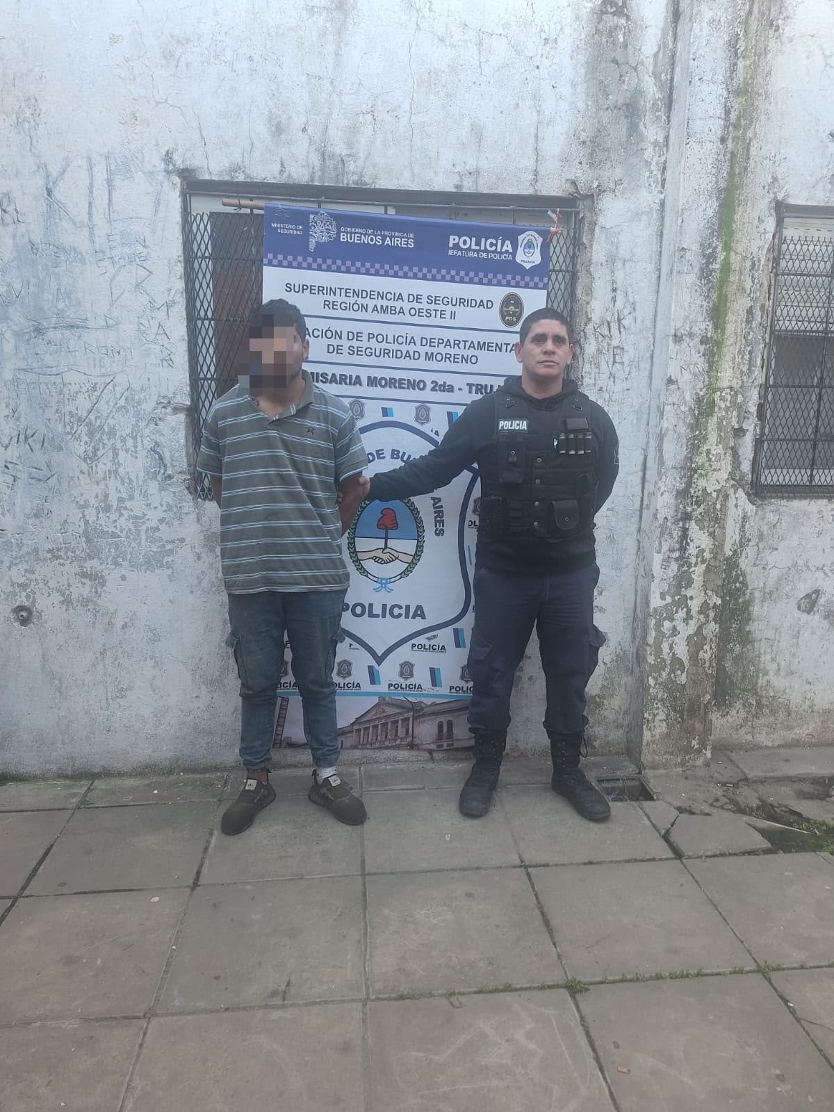 El detenido
