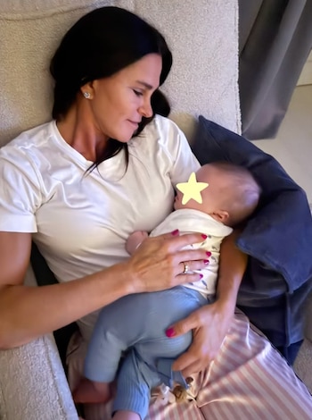 Carolina Baldini mostró cómo creció su nieto Tullio