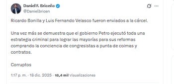 El concejal Daniel F. Briceño