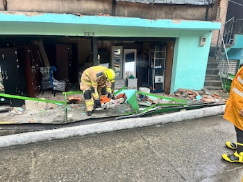 Lluvias en Medellín provocaron desprendimientos
