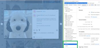 Seleccionar "Frames". (Infobae)