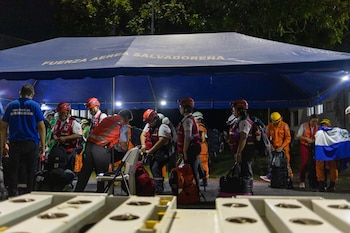 La operación humanitaria de El Salvador comenzó el 25 de junio, después de los terremotos de magnitud 7.2 y 7.5 que devastaron el norte de Venezuela. (Foto: Secretaría de prensa de la Presidencia)
