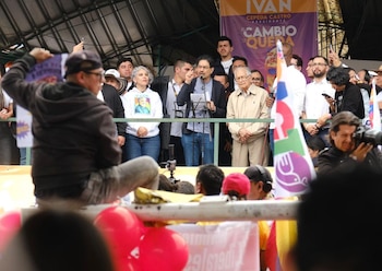 El senador Iván Cepeda, candidato