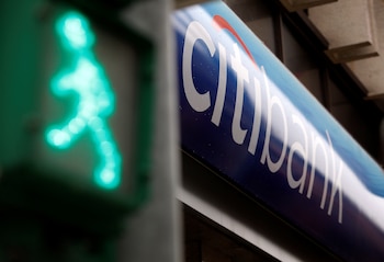 FILE PHOTO: A Citibank logo