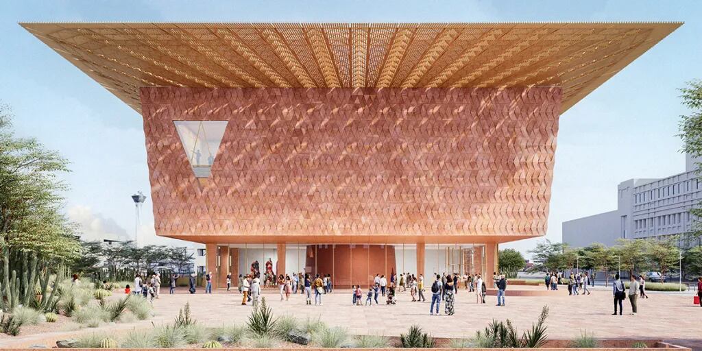 El Museo de Arte de Las Vegas abrirá en 2029 con un diseño innovador inspirado en el desierto de Mojave y la arquitectura local - (Kéré Architecture/Cortesía del Museo de Arte de Las Vegas)