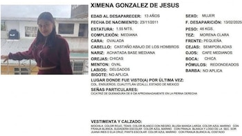 La menor de 13 años