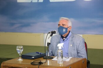 Jesús Betancur, intendente de Maldonado,