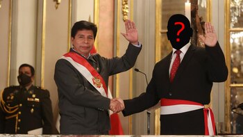 Pedro Castillo a poco de