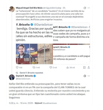 Con este mensaje en redes