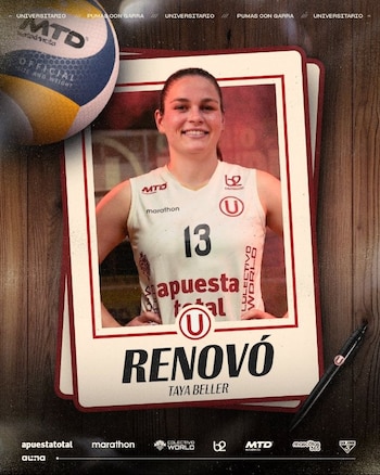 Taya Beller – Universitario Vóley – Liga Peruana de Vóley – Perú – deportes -10 junio