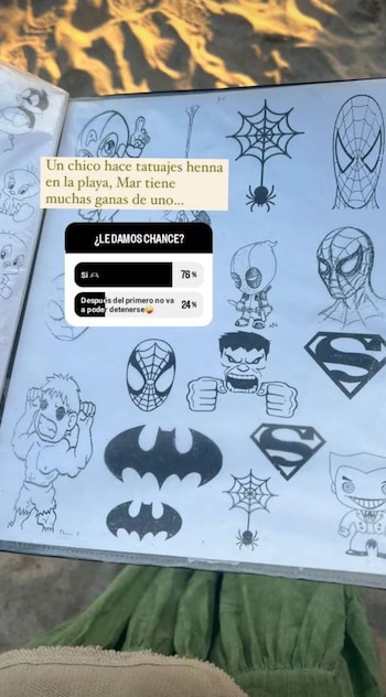 En sus vacaciones playeras, la