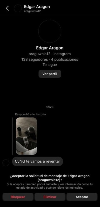 Una amenza a Melanie que