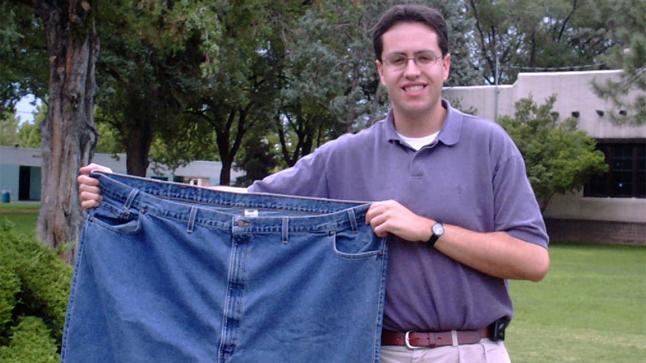 Jared Folger era presentado como un luchador contra la obesidad infantil