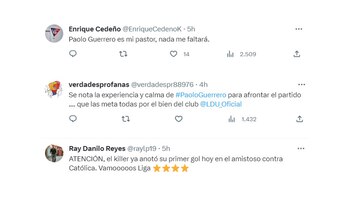 Otros comentarios de hinchas de