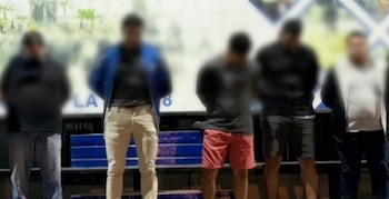 El operativo logró la detención de 55 personas. (X/Policía Ecuador)