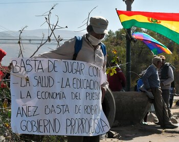 Una de las protestas contra