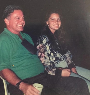 La famosa recordó sus mejores momentos junto a su padre - crédito Jessica de la Peña / Instagram