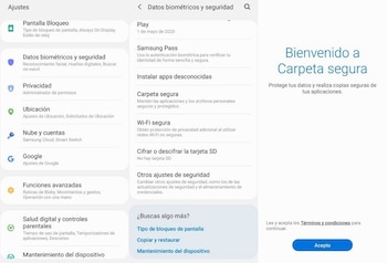 Carpeta Segura de Android