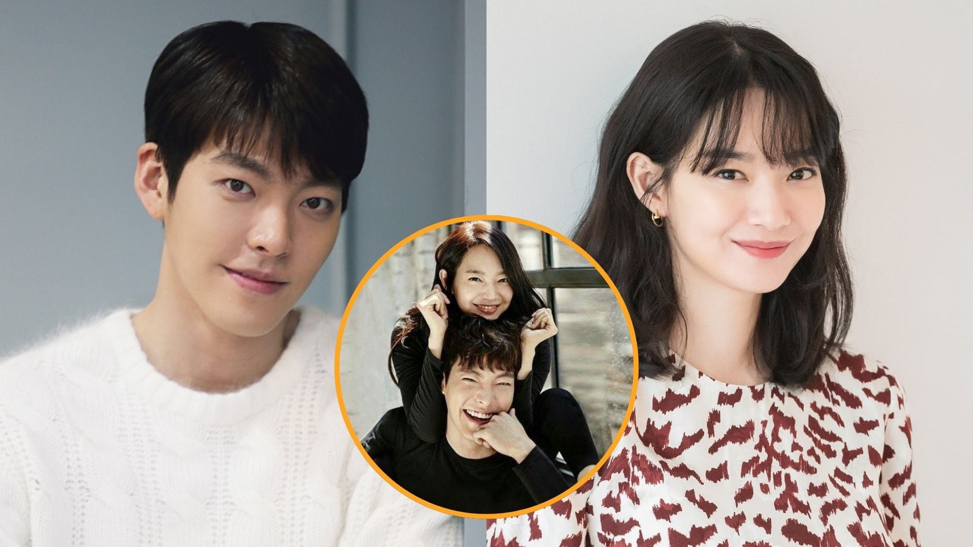 Kim Woo-bin y Shin Min-ah tienen una diferencia de edad de cinco años. Ella es la mayor en la relación (Composición fotográfica/Redes sociales)