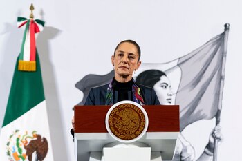 Claudia Sheinbaum en conferencia de