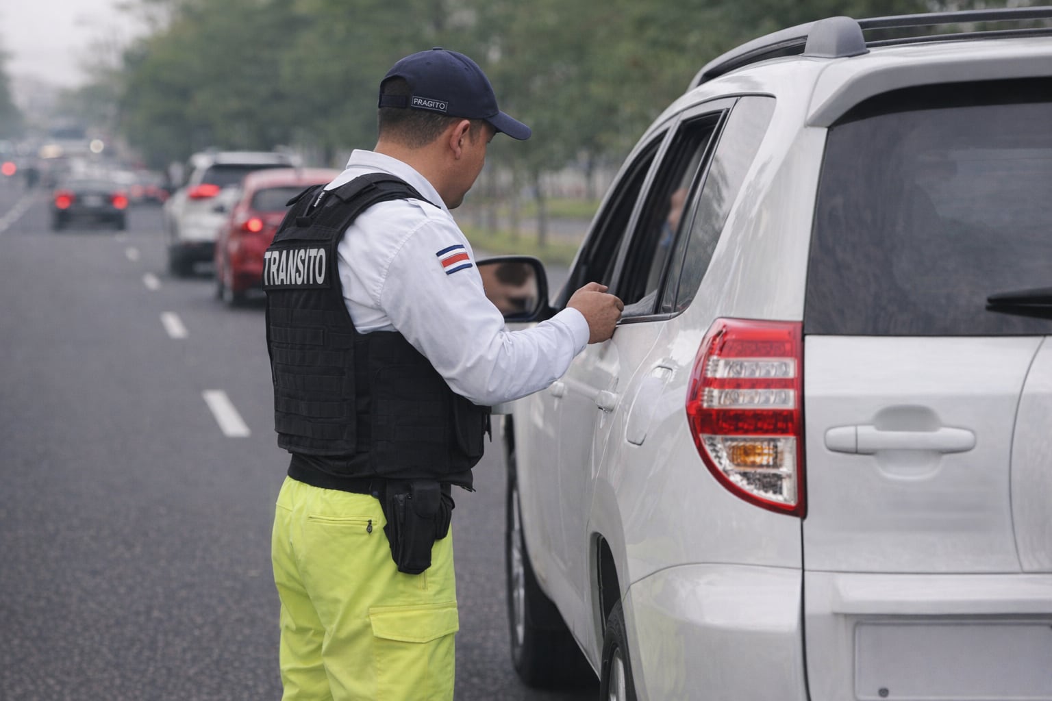 La normativa vigente fijó una multa de ¢245,000 (USD 539) y cuatro puntos en la licencia por la infracción de pasar con el semáforo en rojo. (Imagen Ilustrativa Infobae)