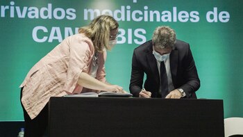 Sergio Uñac- estuvo acompañado