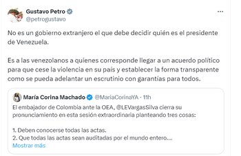 El presidente aseguró que son