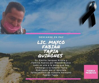 Tapia Quiñones era candidato a