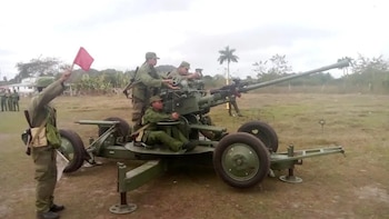 El régimen cubano realizó ejercicios