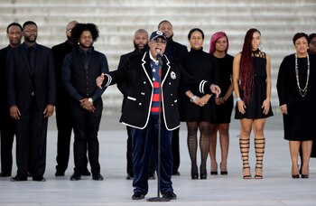 Sam Moore en Washington, el