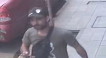 Una de las últimas imágenes que se obtuvieron del sospechoso