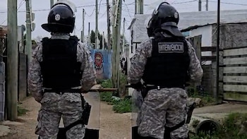 Policías durante operativo en Uruguay (Ministerio del Interior)