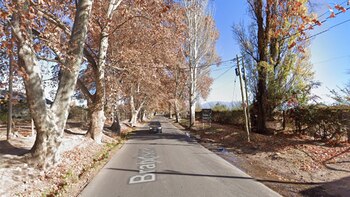 La zona donde ocurrió el