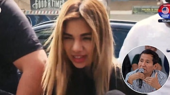 Naldy Saldaña y Óscar Custodio estuvieron frente a frente, pero cantante lamentó que empresario no le pidiera disculpas
