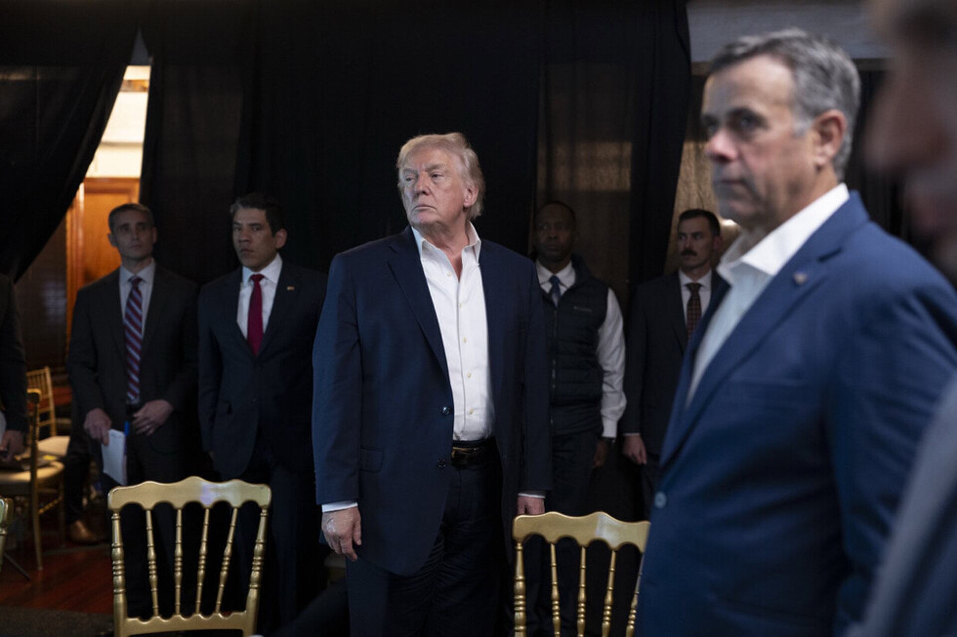 Donald Trump durante un acto político en Estados Unidos